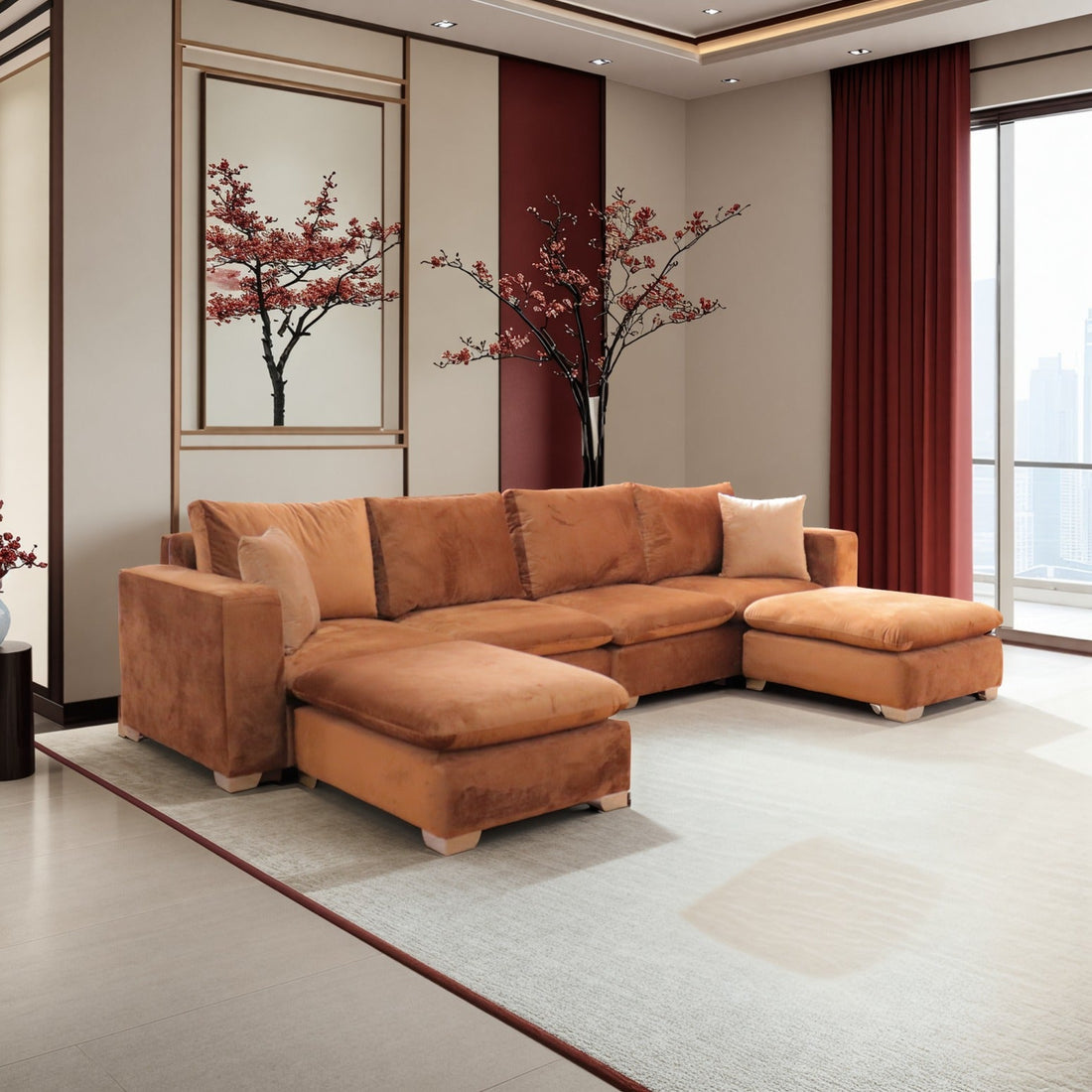 5 Tren Sofa Leter U untuk Ruang Keluarga Besar