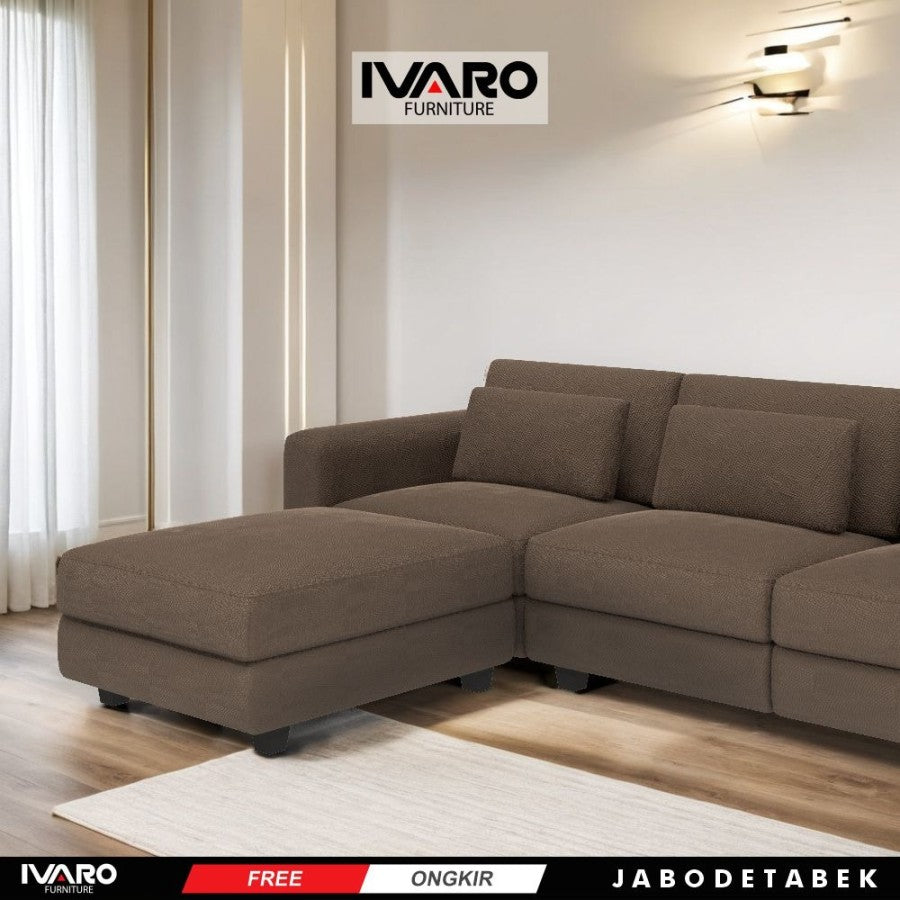 Sofa L /Sofa Sudut/Sofa L Minimalis/Kursi L /Sofa Tamu WEEKLY IVARO - Sofa L - SOFA L - SOFA L