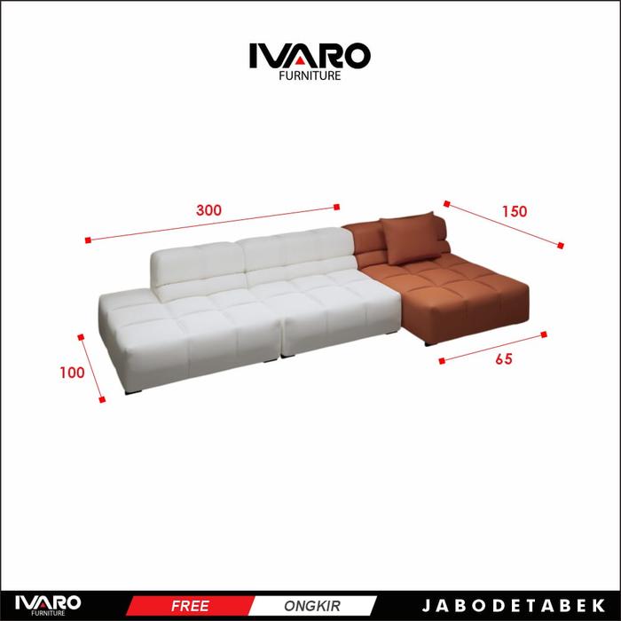 Sofa L /Sofa Sudut/Sofa L Minimalis/Kursi L /Sofa Tamu BILIANA IVARO FURNITURE
