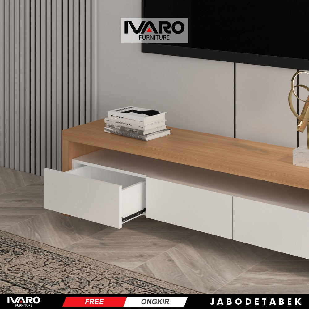 Rak Tv/Rak Penyimpanan/Rak Minimalis OVY IVARO - rak tv