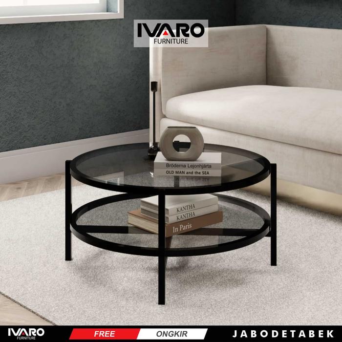Ivaro Dira Coffe Table/ Meja Tamu/ Meja Sudut Minimalis
