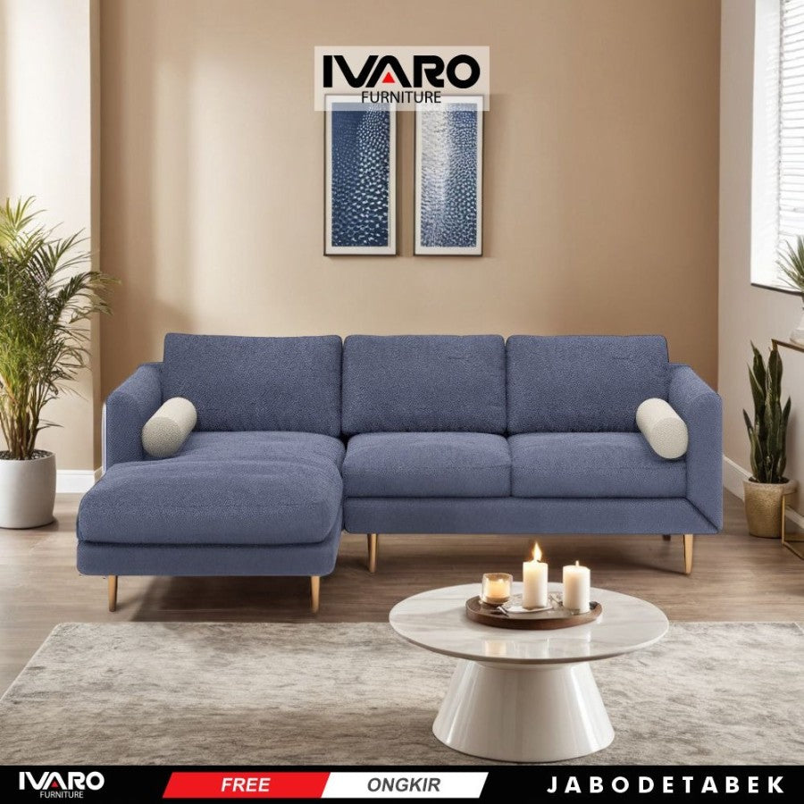Sofa L /Sofa Sudut/Sofa L Minimalis/Kursi L /Sofa Tamu ALBERT IVARO - Sofa L - SOFA L
