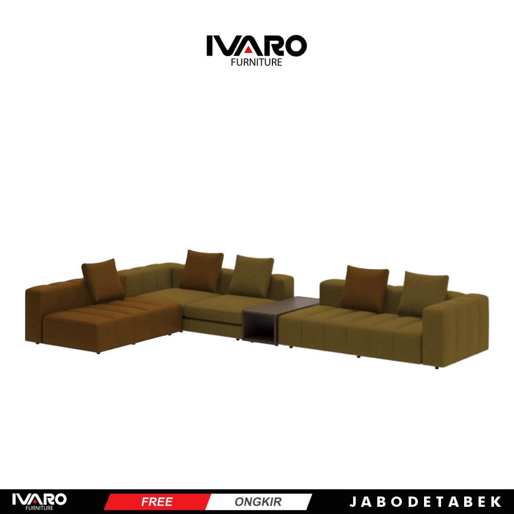 Sofa L /Sofa Sudut/Sofa L Minimalis/Kursi L /Sofa Tamu PEONIX IVARO