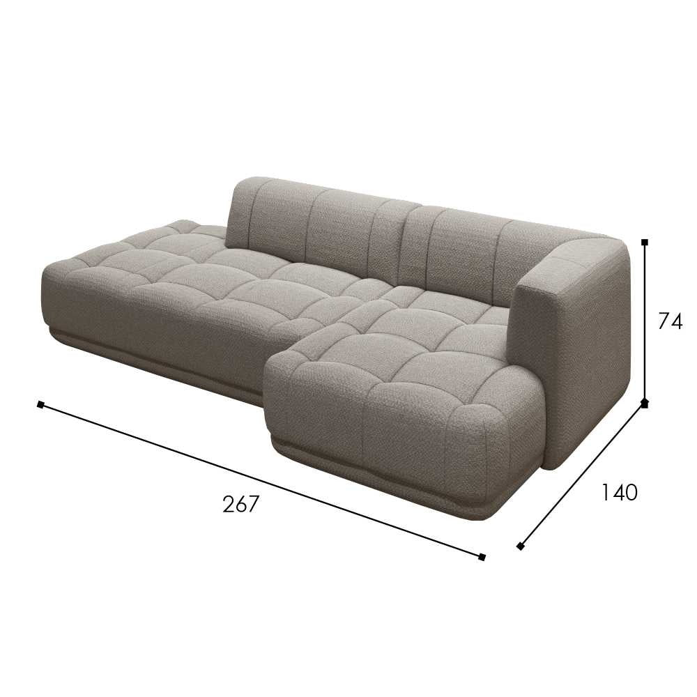 Sofa L /Sofa Sudut/Sofa L Minimalis/Kursi L /Sofa Tamu SOYYA IVARO
