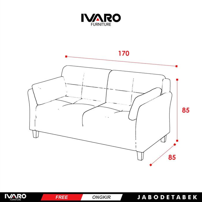 Sofa / Sofa Minimalis / Sofa Ruang Tamu / Sofa Set Helisia Ivaro HELISIA IVARO FURNITURE