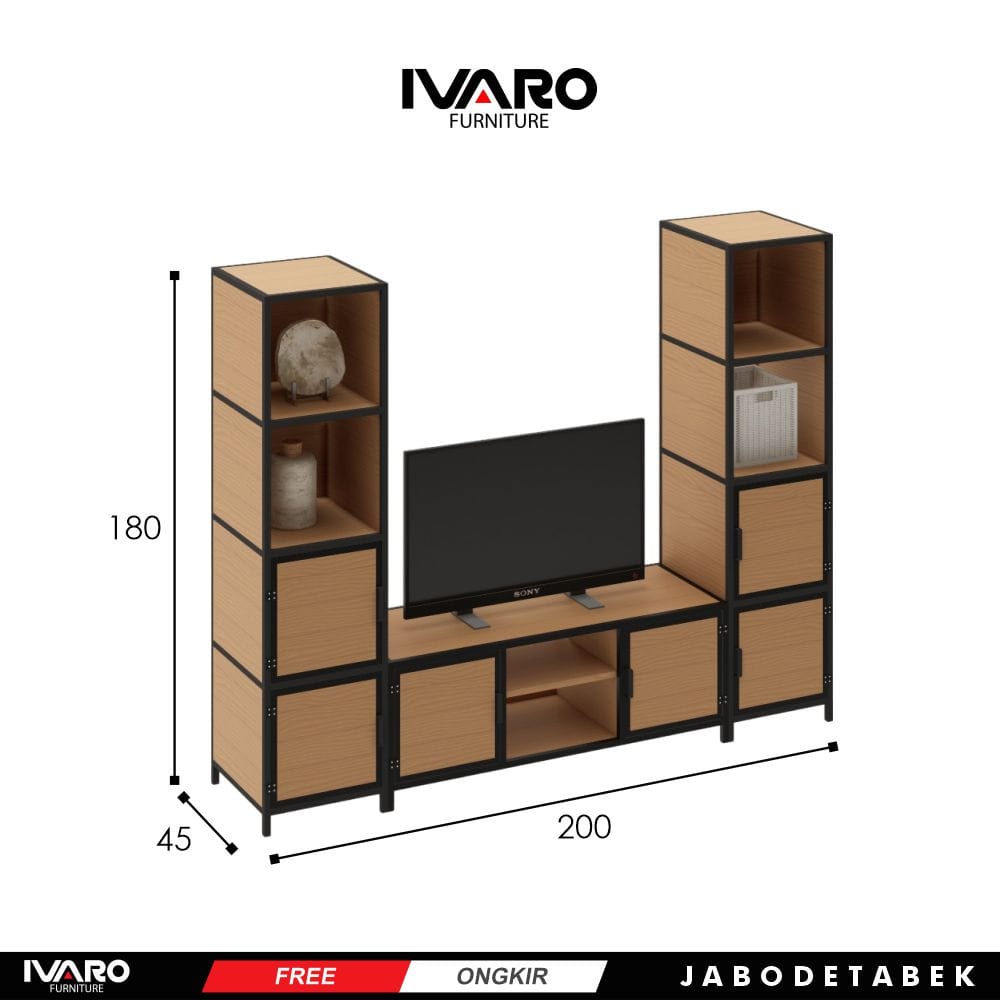 Rak Tv/Rak Penyimpanan/Rak Minimalis AXIO Ivaro