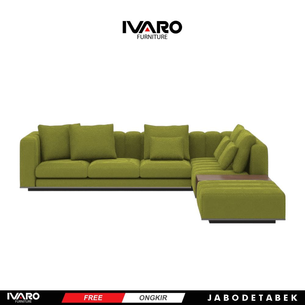 Sofa L / Sofa Minimalis / Sofa Ruang Tamu ALIVE Ivaro