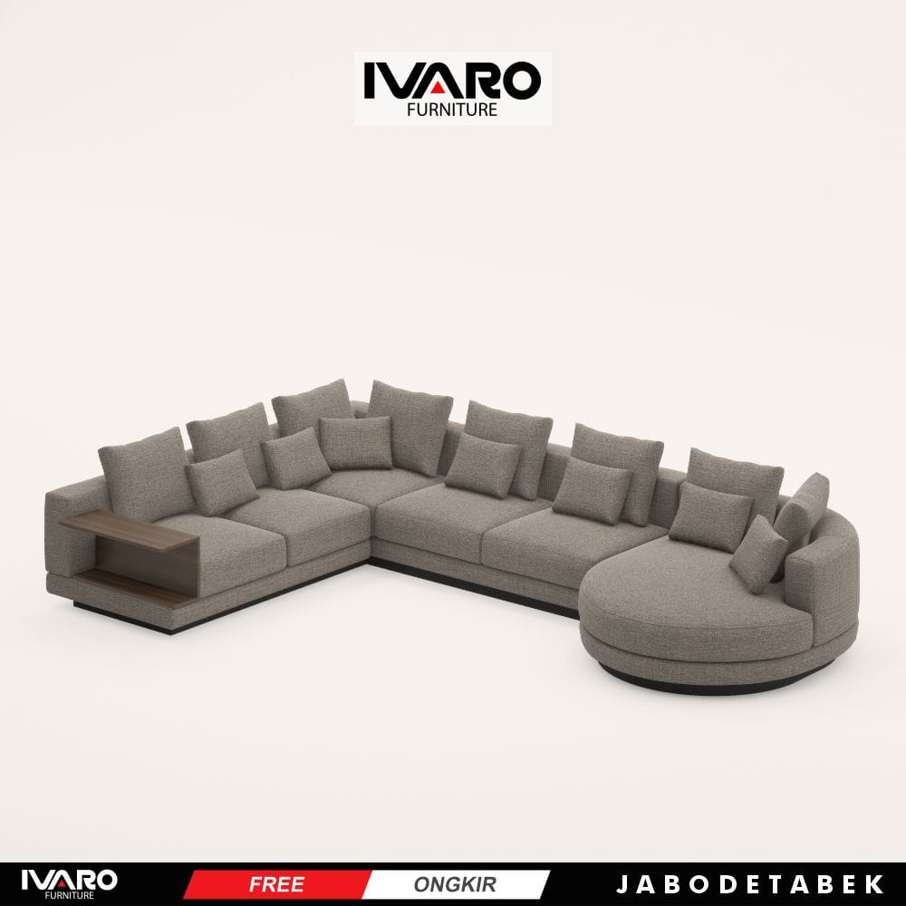 Sofa L / Sofa Minimalis / Sofa Ruang Tamu FRISCA Ivaro