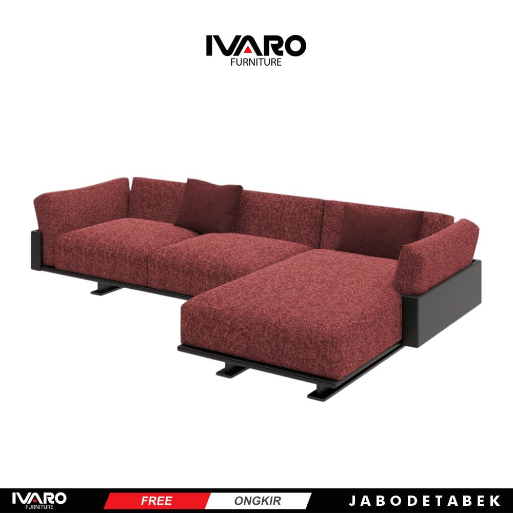 Sofa L /Sofa Sudut/Sofa L Minimalis/Kursi L /Sofa Tamu REMEO IVARO