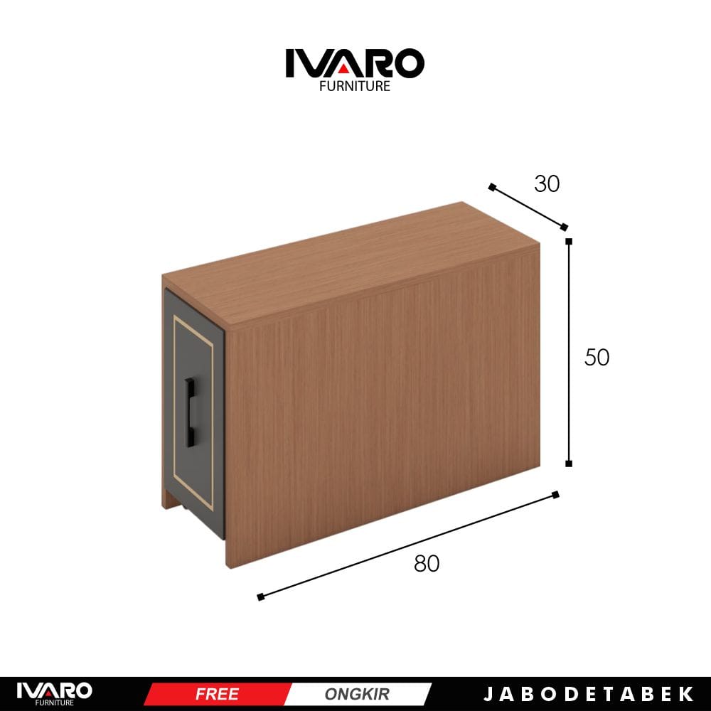 Rak Serbaguna/Nakas/Laci Penyimpanan/Nakas Minimalis VISLY IVARO