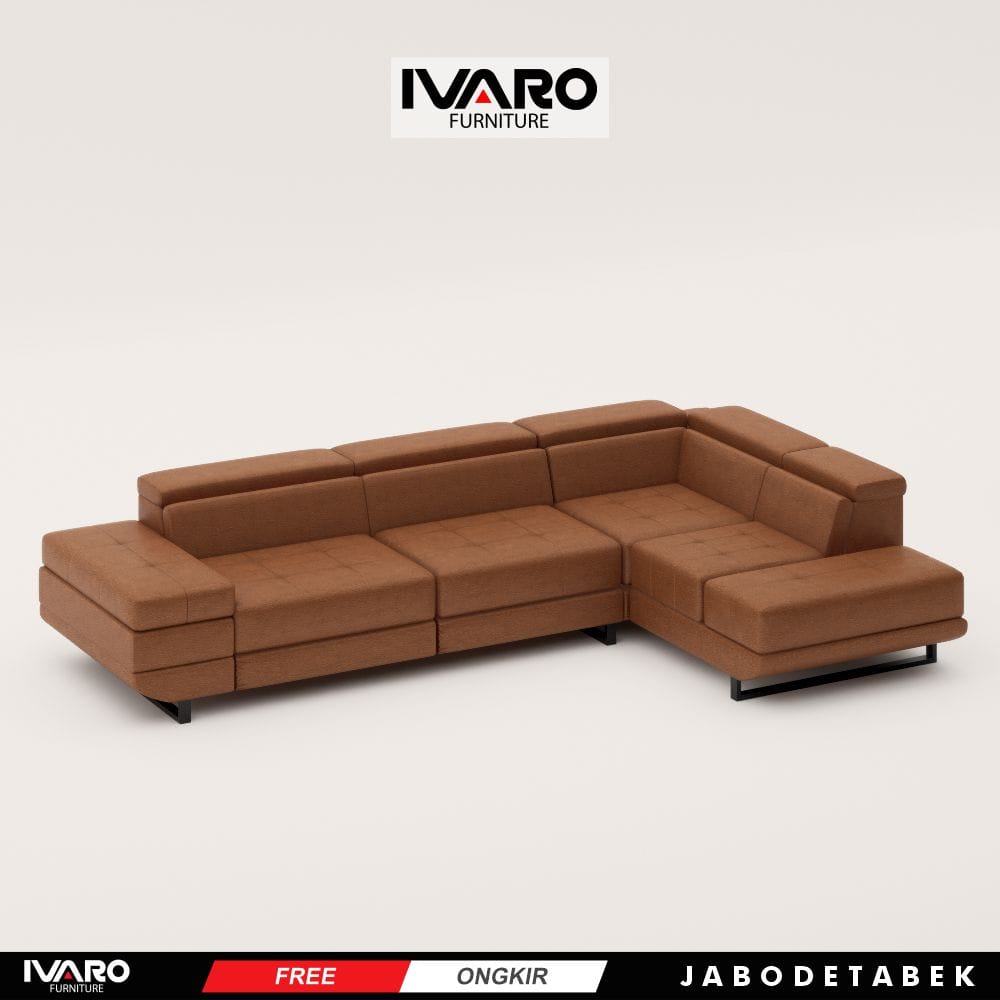 Sofa L /Sofa Sudut/Sofa L Minimalis/Kursi L /Sofa Tamu DUNCLE IVARO