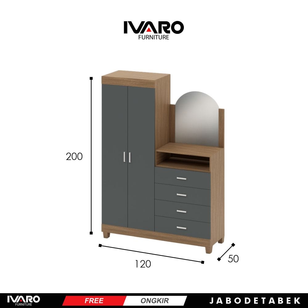 Lemari pakaian /Kabinet/Lemari Penyimpanan/Lemari Kamar Asfy Ivaro
