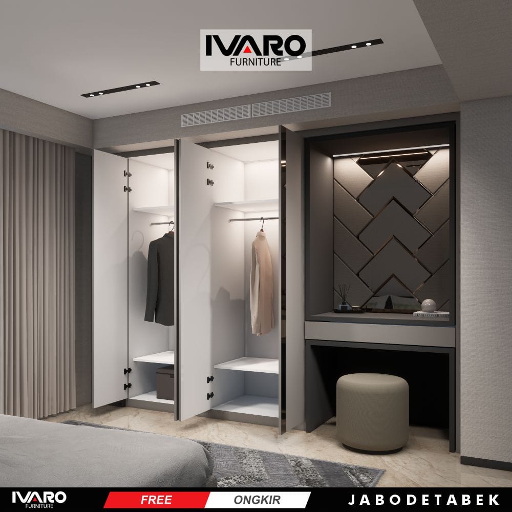 Lemari pakaian /Kabinet/Lemari Penyimpanan/Meja Rias/Lemari Kamar Madeline Ivaro