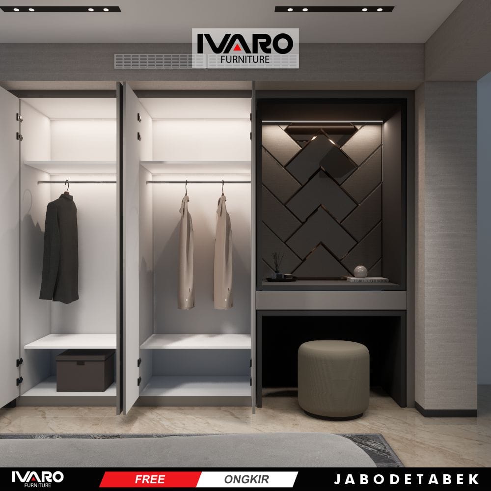 Lemari pakaian /Kabinet/Lemari Penyimpanan/Meja Rias/Lemari Kamar Madeline Ivaro