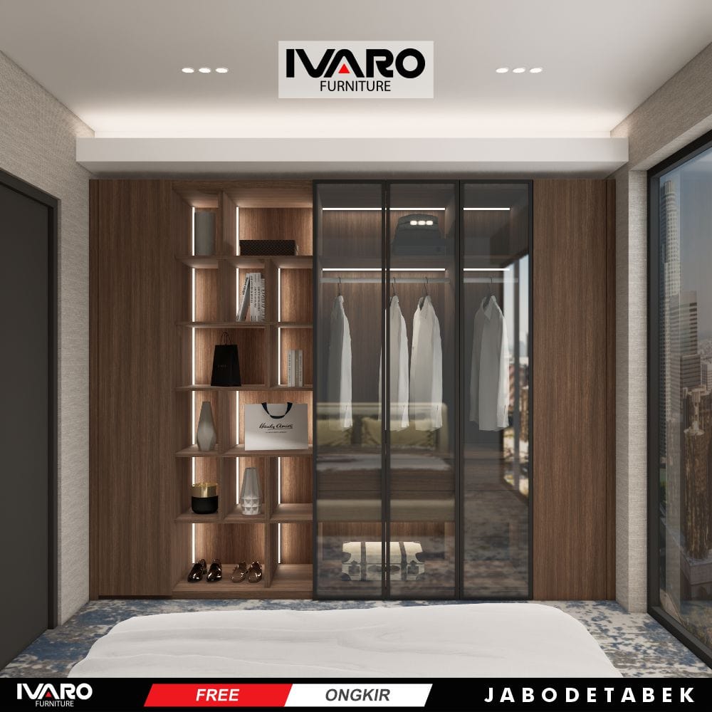 Lemari pakaian /Kabinet/Lemari Penyimpanan/Wardrobe/Lemari Kamar Swan Ivaro
