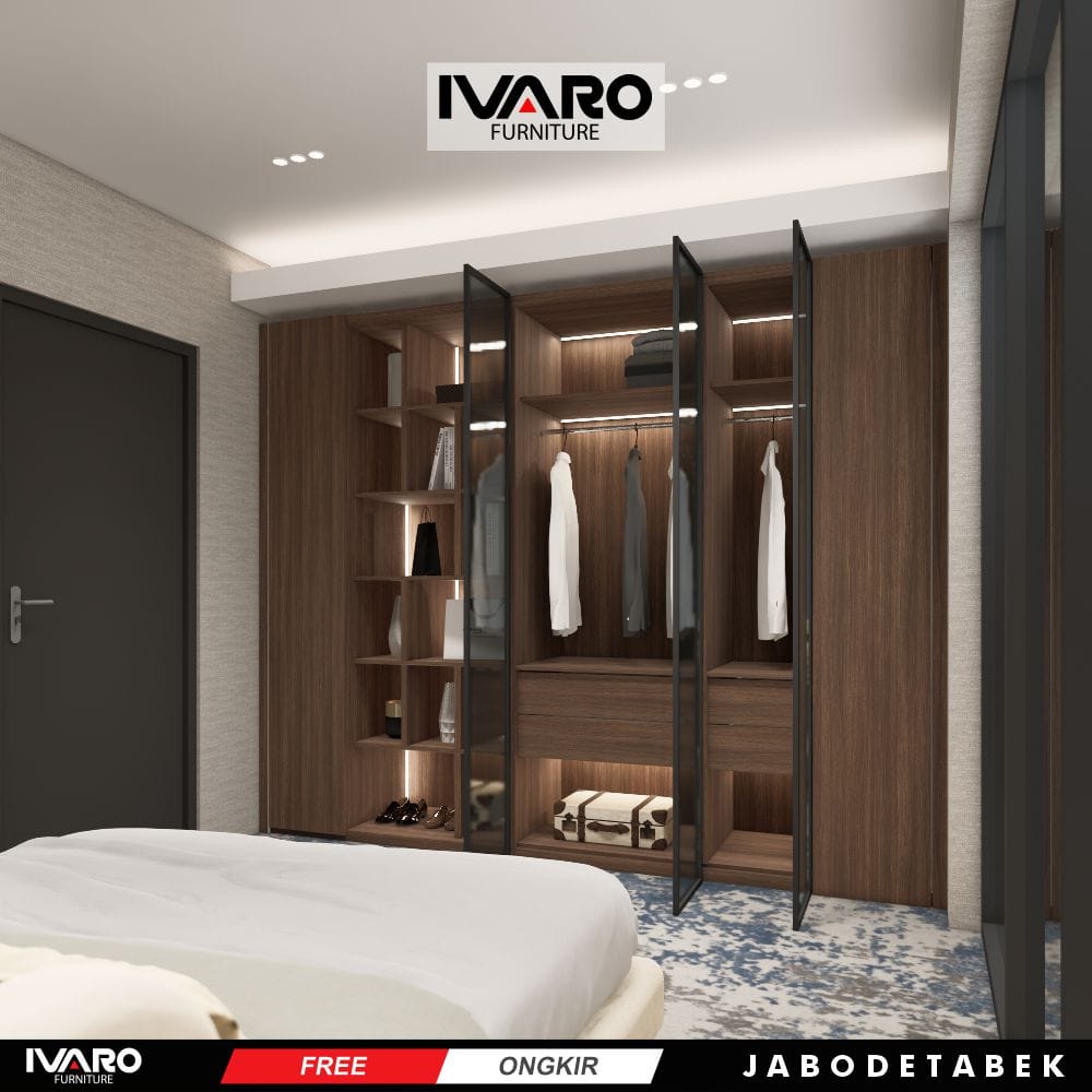 Lemari pakaian /Kabinet/Lemari Penyimpanan/Wardrobe/Lemari Kamar Swan Ivaro