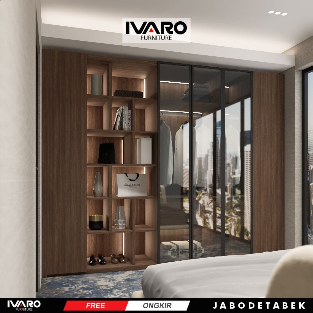Lemari pakaian /Kabinet/Lemari Penyimpanan/Wardrobe/Lemari Kamar Swan Ivaro