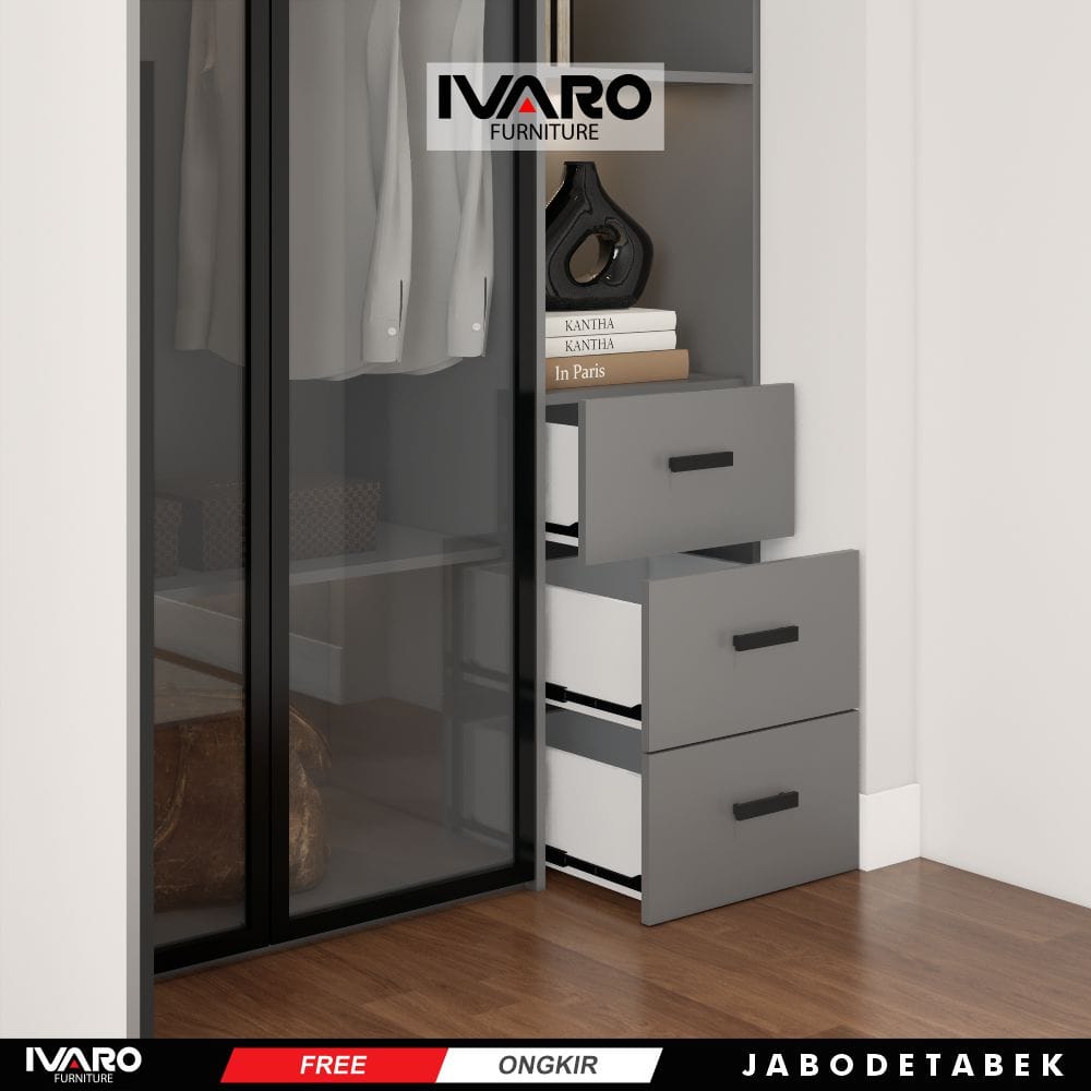 Lemari pakaian /Kabinet/Lemari Penyimpanan/Nakas/Lemari Kamar Renia Ivaro