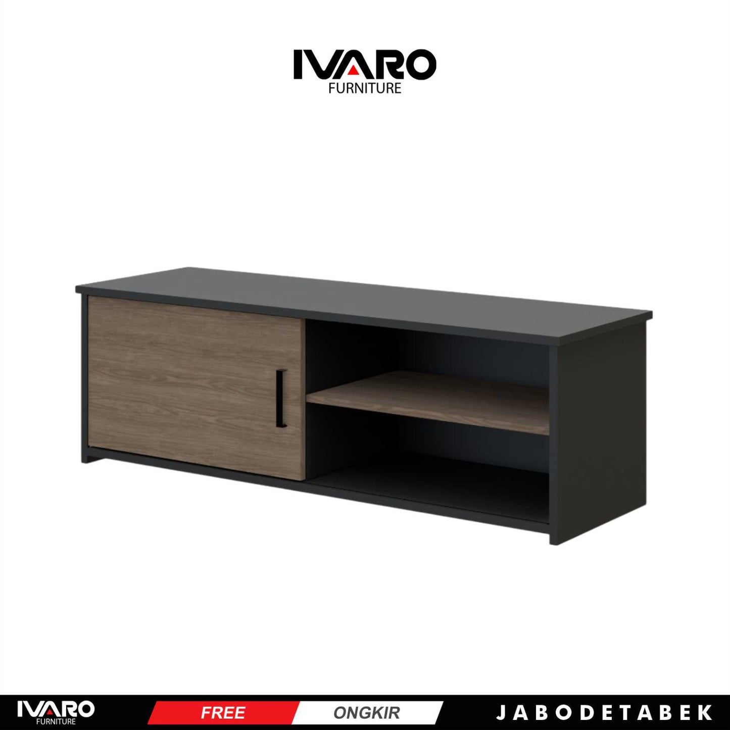 Ivaro Changi Rak Tv/Rak Penyimpanan/Rak Minimalis
