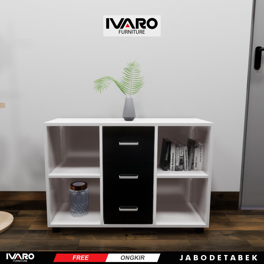 Ivaro Luke Drawer /Rak Serbaguna /Laci Penyimpanan/ Lemari Minimalis