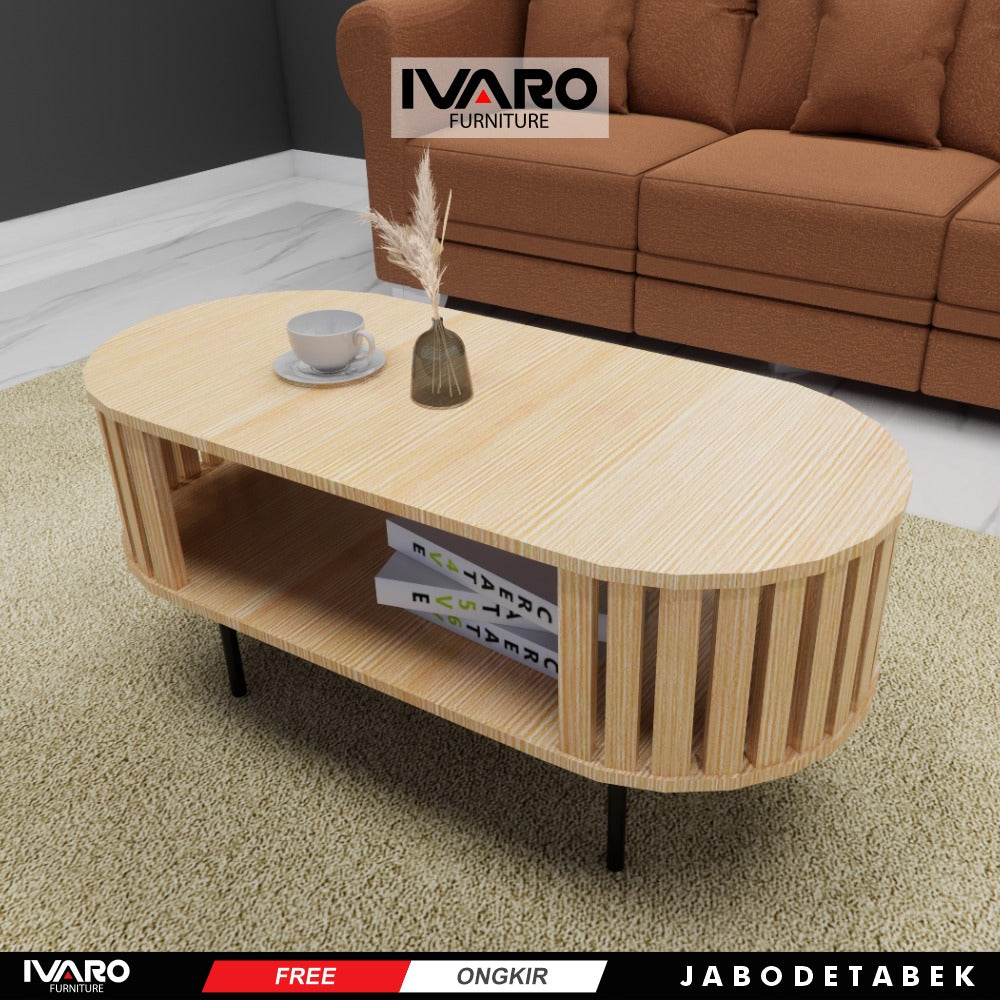 Ivaro Olaf Coffe Table/ Meja Tamu/ Meja Sudut Minimalis