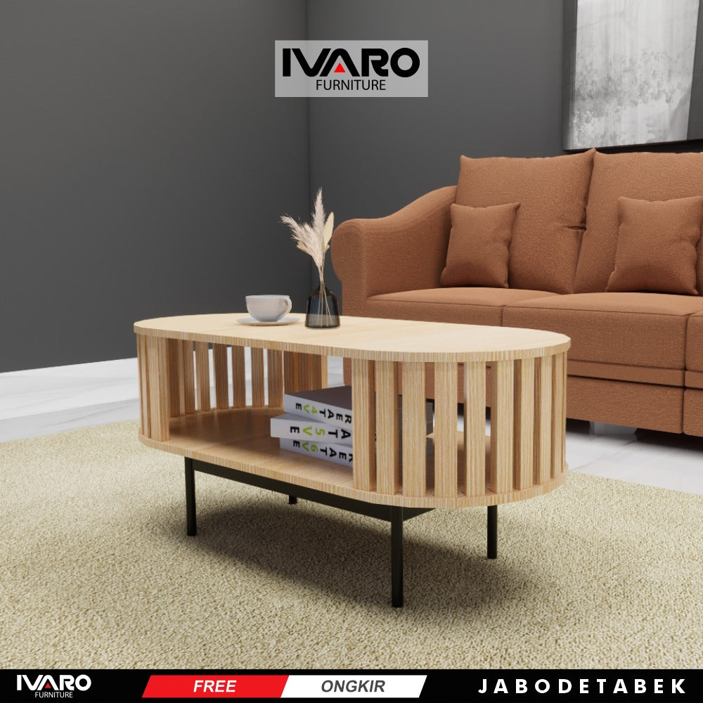 Ivaro Olaf Coffe Table/ Meja Tamu/ Meja Sudut Minimalis