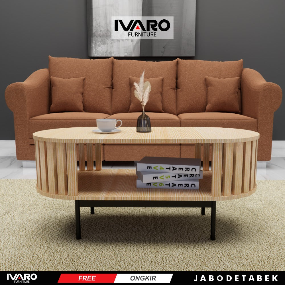Ivaro Olaf Coffe Table/ Meja Tamu/ Meja Sudut Minimalis