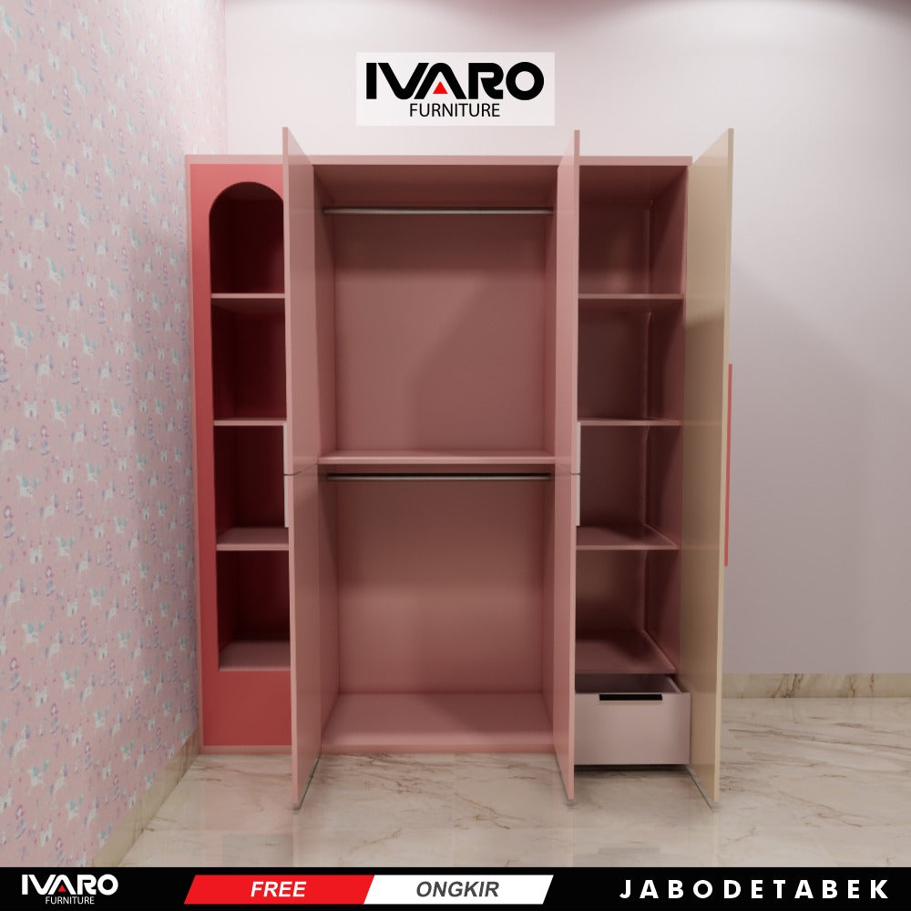 Ivaro Grenda Lemari Pakaian /Kabinet/Lemari Penyimpanan/Lemari Kamar