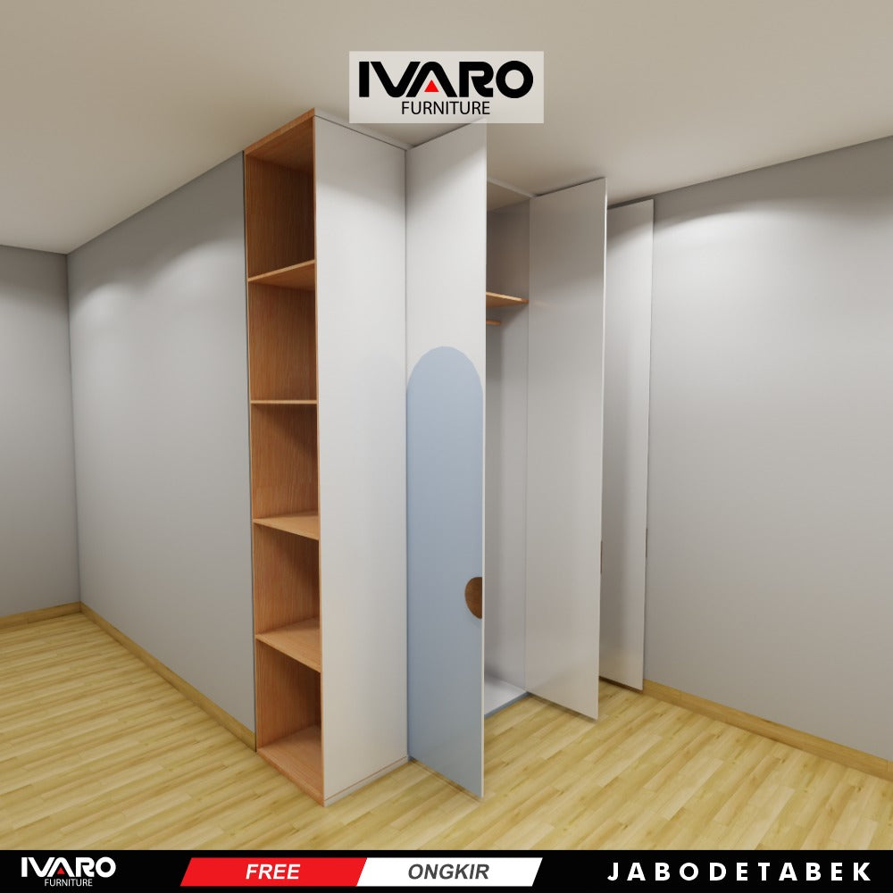 Ivaro Hans Lemari Pakaian /Kabinet/Lemari Penyimpanan/Lemari Kamar