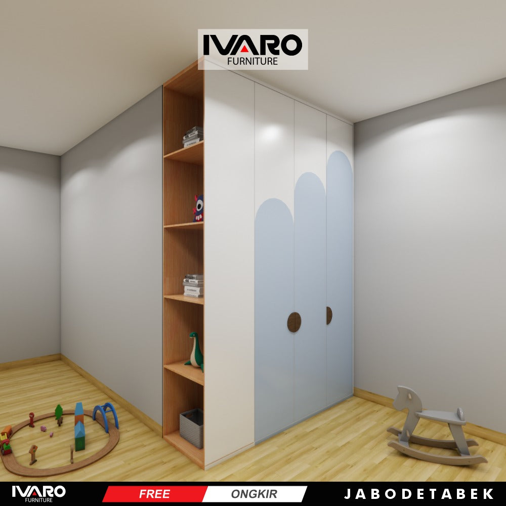 Ivaro Hans Lemari Pakaian /Kabinet/Lemari Penyimpanan/Lemari Kamar