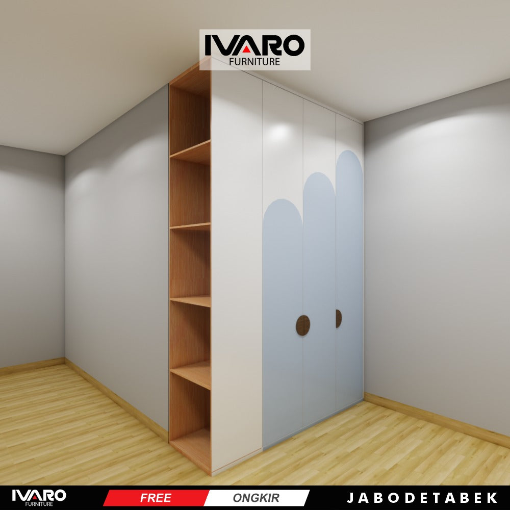 Ivaro Hans Lemari Pakaian /Kabinet/Lemari Penyimpanan/Lemari Kamar