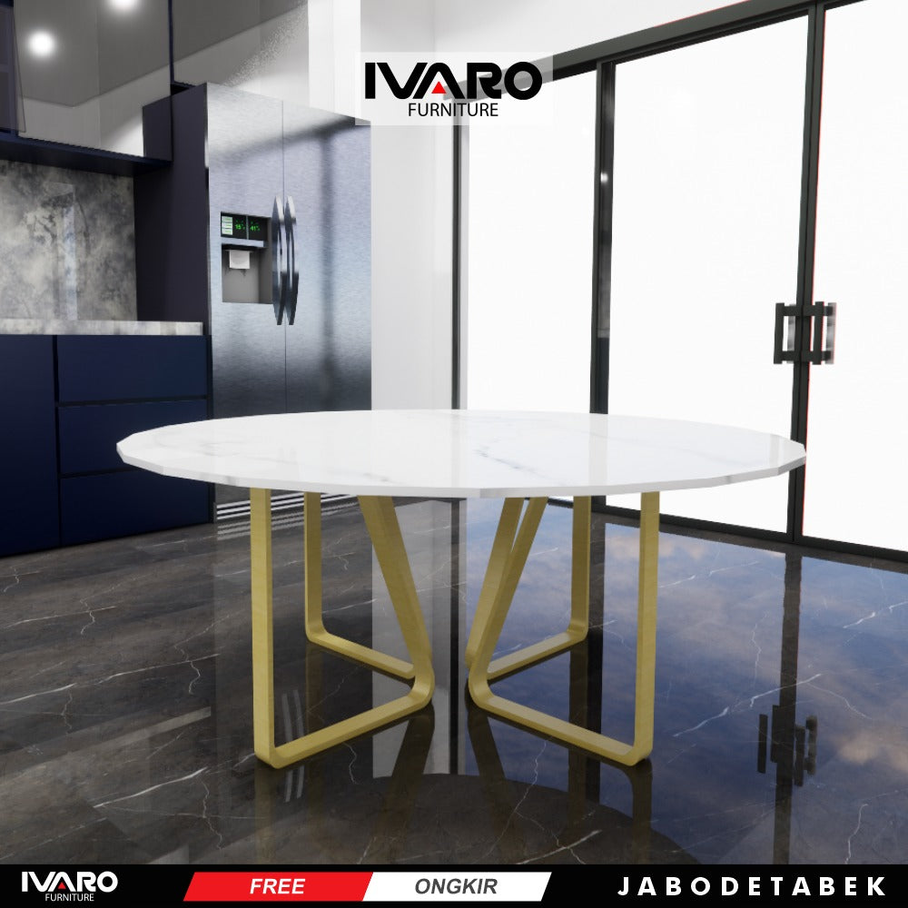 Ivaro Moira Meja Makan/Table/Meja Minimalis/Serbaguna