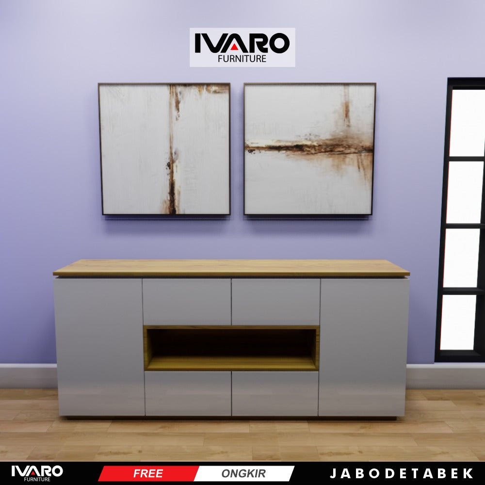 Ivaro Brian Drawer /Rak Serbaguna /Laci Penyimpanan/ Lemari Minimalis