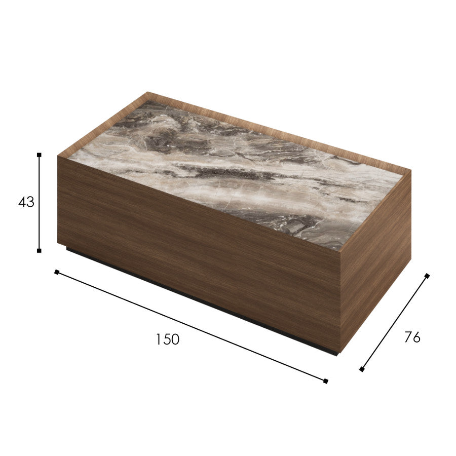 Cocktail Table / Meja Tamu/ Coffe Table/ Meja Minimalis Lumina Ivaro