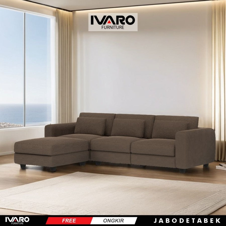 Sofa L /Sofa Sudut/Sofa L Minimalis/Kursi L /Sofa Tamu WEEKLY IVARO - Sofa L - SOFA L - SOFA L