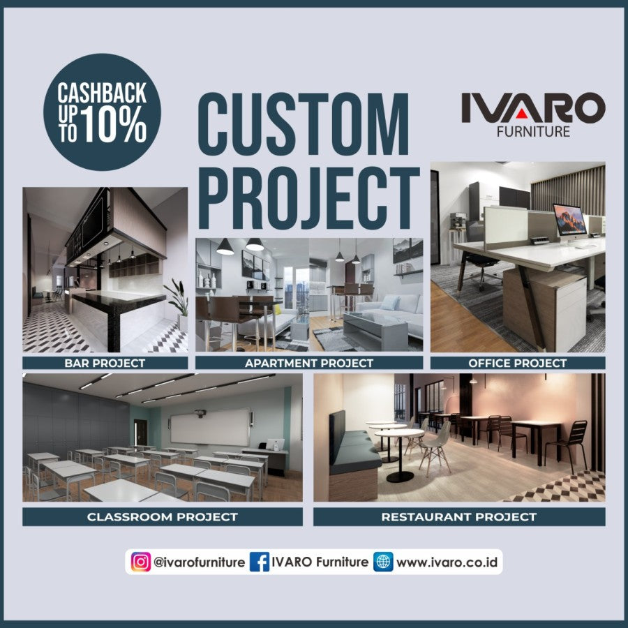 Custom Sofa/ Custom Model / Custom Ukuran / Custom Bahan / Sofa Minimalis / Sofa Ruang Tamu Ivaro - Custom