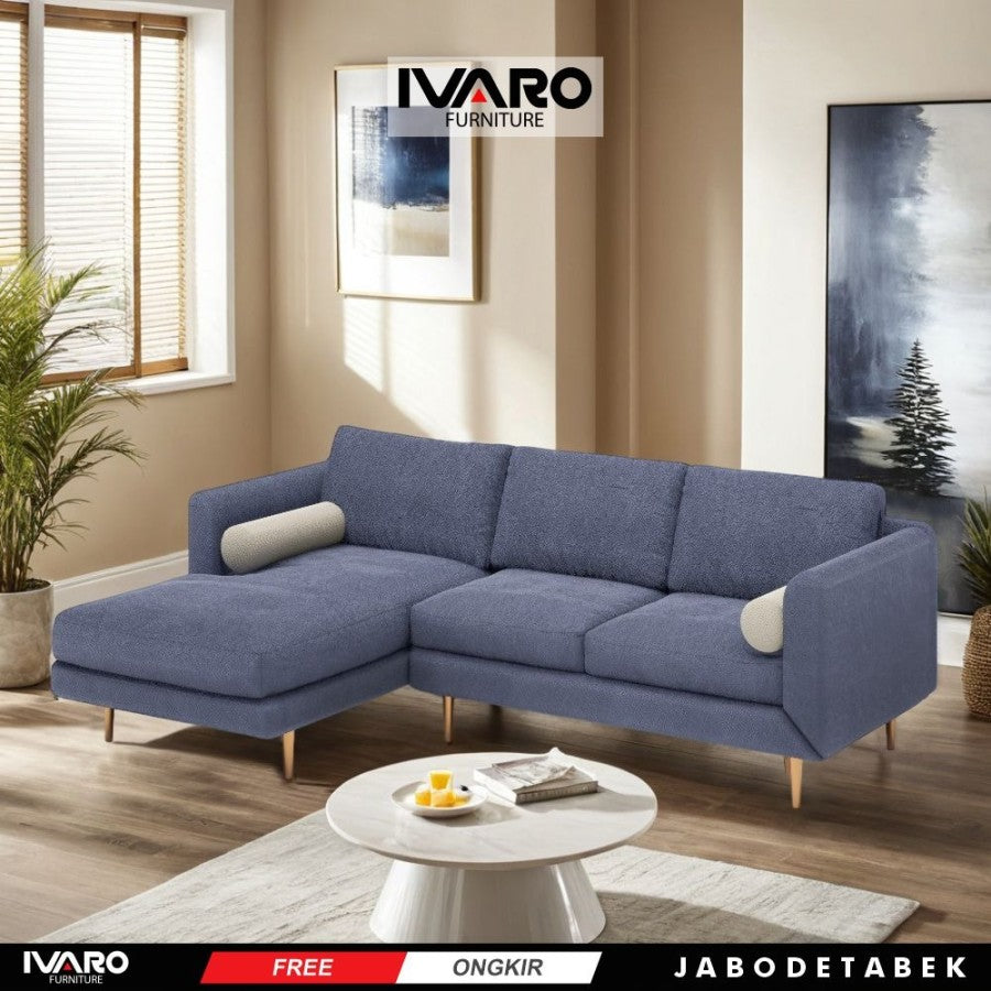 Sofa L /Sofa Sudut/Sofa L Minimalis/Kursi L /Sofa Tamu ALBERT IVARO - Sofa L - SOFA L