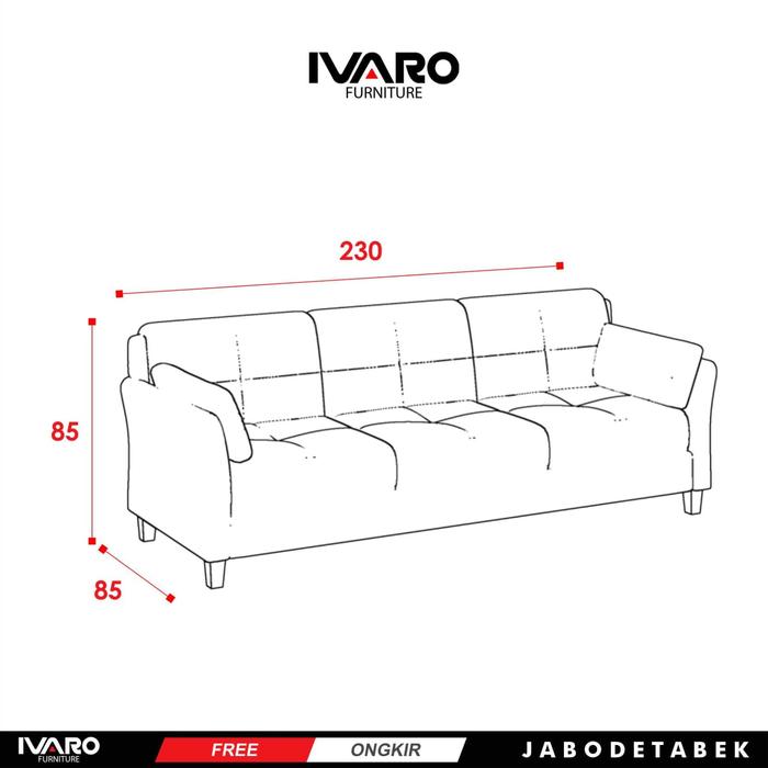 Sofa / Sofa Minimalis / Sofa Ruang Tamu / Sofa Set Helisia Ivaro HELISIA IVARO FURNITURE