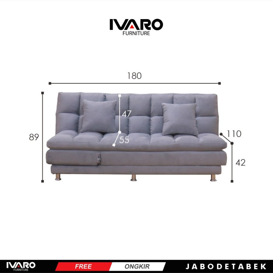 Sofa Bed / Sofa Tidur / Sofa Kasur /SofaBed / Reklening ERINA IVARO