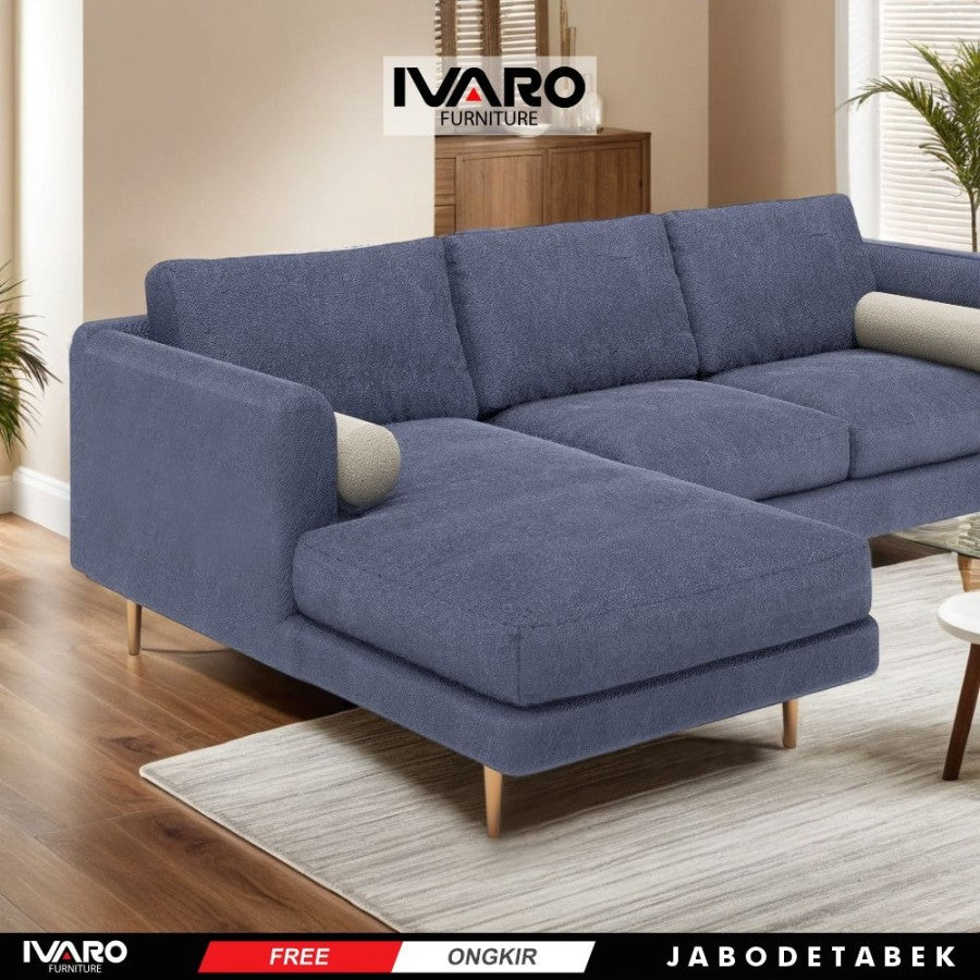 Sofa L /Sofa Sudut/Sofa L Minimalis/Kursi L /Sofa Tamu ALBERT IVARO - Sofa L - SOFA L