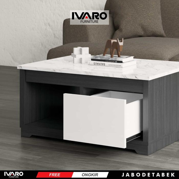 Ivaro Ghian Coffe Table/ Meja Tamu/ Meja Sudut Minimalis