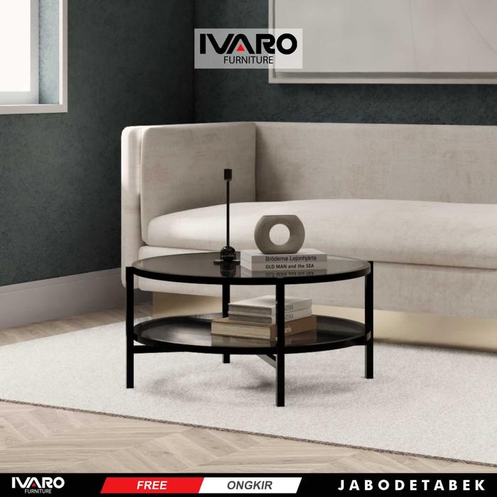 Ivaro Dira Coffe Table/ Meja Tamu/ Meja Sudut Minimalis