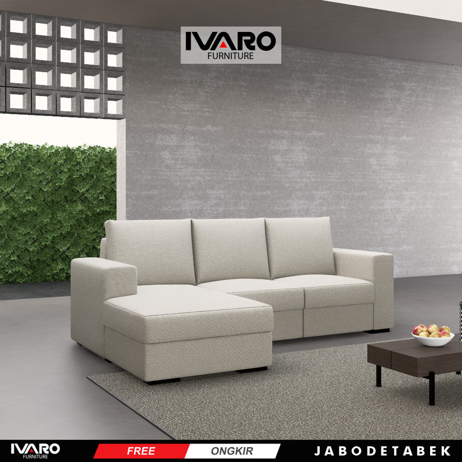 Sofa L /Sofa Sudut/Sofa L Minimalis/Kursi L /Sofa Tamu MYLES IVARO