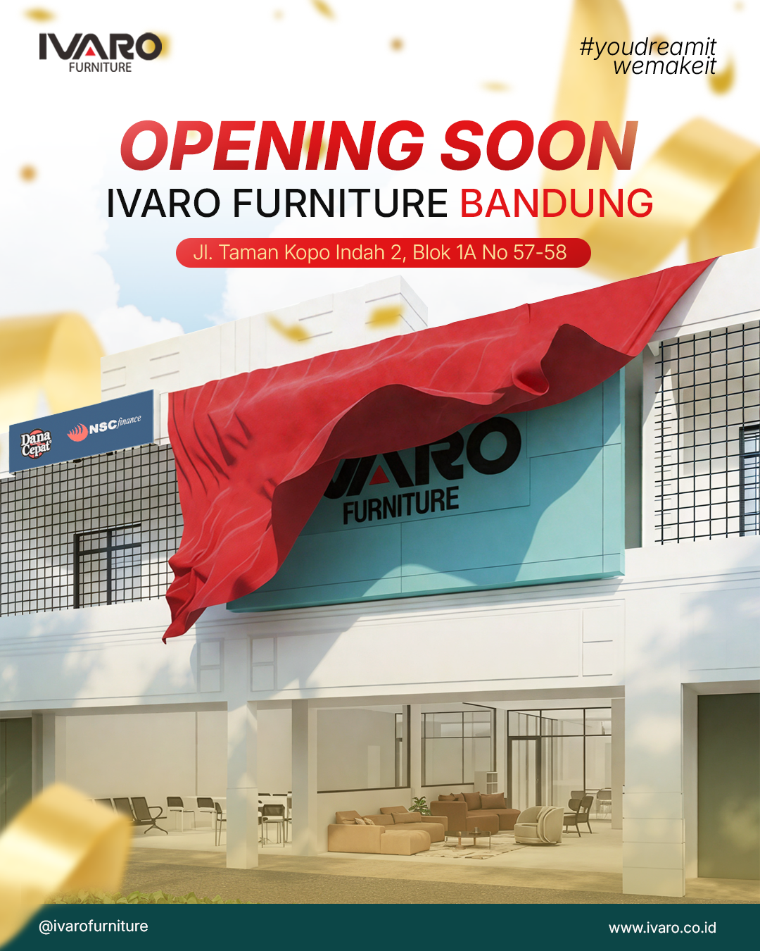 Segera Hadir Showroom Ivaro Furniture Bandung