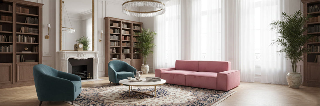 Sofa Set Garfield: Sofa Besar Empuk untuk Keluarga dan Ruang Tamu Mewah