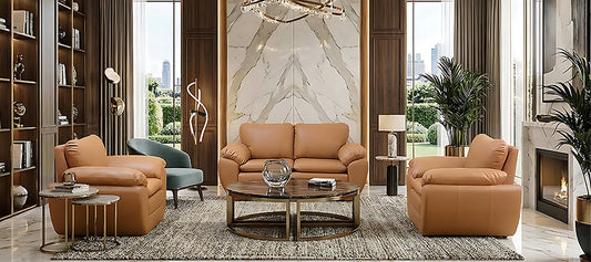 Ruang Tamu Modern dengan Desain Sejuk Alami