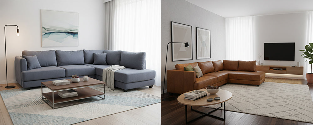 Sofa L Cabriole atau Sofa L Cinnamon? Ini Sofa L yang Cocok untuk Ruang Tamu Minimalis