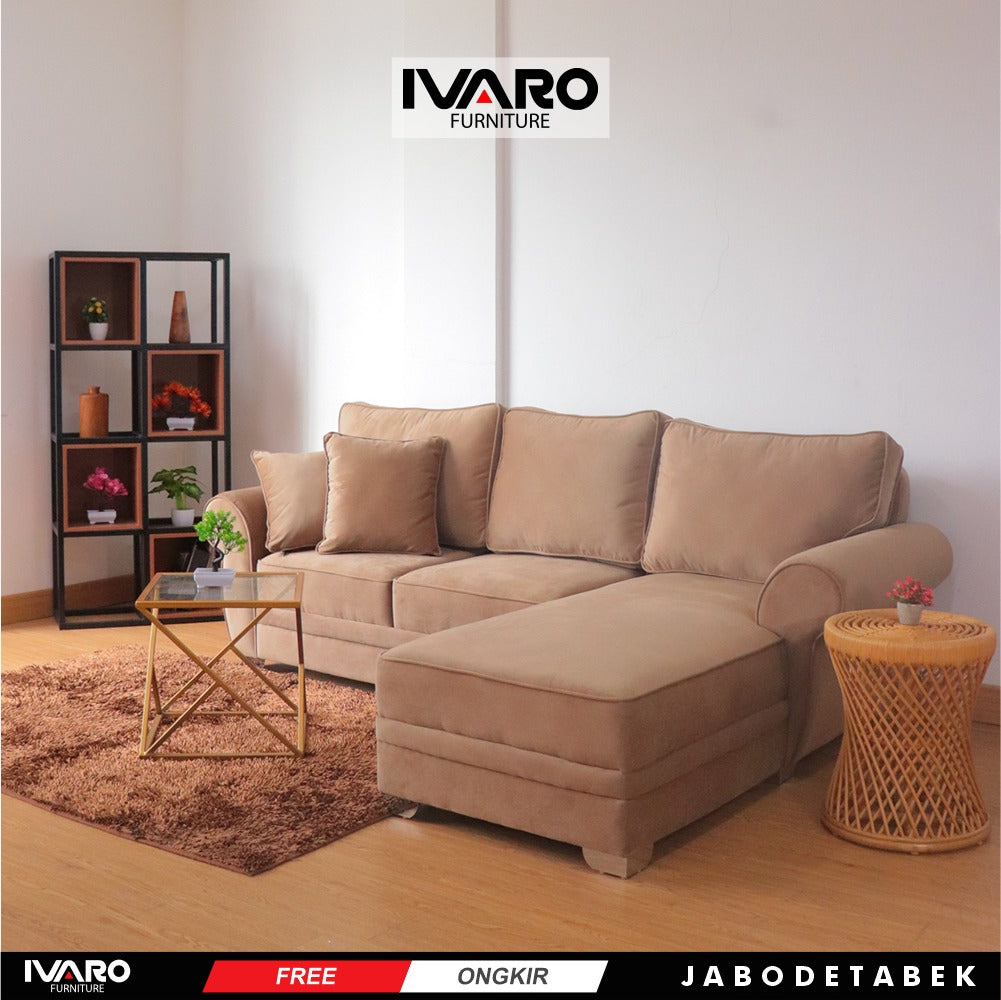 Sofa L /Sofa Sudut/Sofa L Minimalis/Kursi L /Sofa Tamu MOSS IVARO