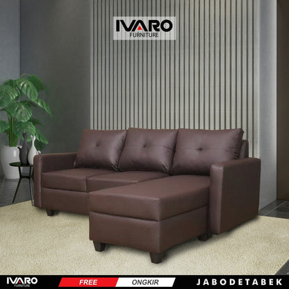 Sofa L /Sofa Sudut/Sofa L Minimalis/Kursi L /Sofa Tamu SENNOV IVARO