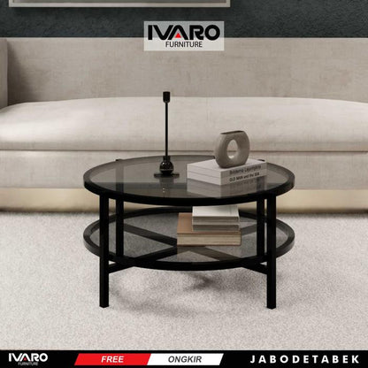 Ivaro Dira Coffe Table/ Meja Tamu/ Meja Sudut Minimalis